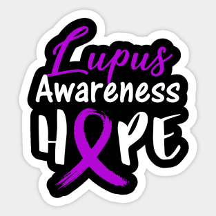 Lupus Awareness Hope Sticker